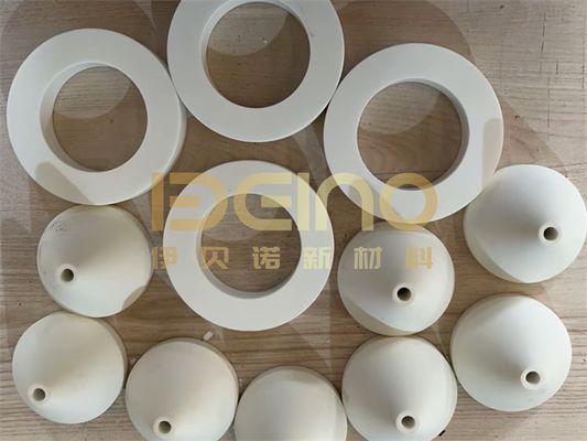Conical Alumina Ceramics pipes Alumina Pipe Liner Industrial Grade Alumina Ceramics Tubes