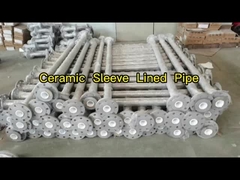SUS304 Keramik Lapisan siku Keramik Lapisan Baja Pipa Korosi Tahan Keramik Sleeve-lapisan Pipa
