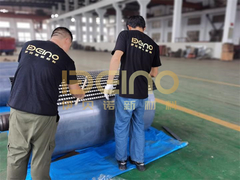 Vulkanized Roller Keramik Pulley Lagging Sheet Ukuran 12mm ~ 24mm