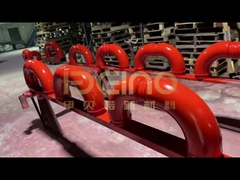 Pump Beton Lempar siku Berat Ringan Pompa Beton Boom Pipa Pompa Beton siku lapisan keramik