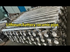 Korosi tahan keramik lengan dilapisi pipa Alumina Pipe untuk industri pertambangan