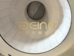 Alumina Keramik Lapisan siku tahan lama dan untuk sistem pipa industri Alumina Keramik Lining Pipe