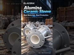Pipa Berlapis Selongsong Keramik Stainless Steel untuk Penyampaian Serbuk Baterai Lithium